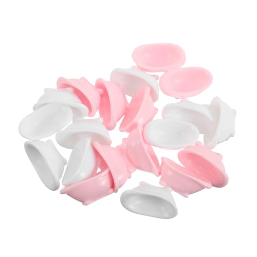 GARVALON 20 Stück Mikro-Landschafts-Badewanne Ornamente Mini -Wanne Miniatur-Badewannenmodell kleine Wanne Miniaturbad Zubehör für Puppenhaus Mini-Badewanne Hamster Badewannen Plastik von GARVALON