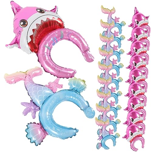 GARVALON 20 Stück Stirnband Ballon Dekoratives Stirnband Ballon Schwimmt Girlande Schlag -stirnbänder Wieder Auffüllbar Unter Den Meeresstirnbändern Stirnbänder Aluminiumfolie GARVALON 20 Stück Stirnband Ballon Dekoratives Stirnband Ballon Schwimmt Girlande Schlag -stirnbänder Wieder Auffüllbar Unter Den Meeresstirnbändern Stirnbänder Aluminiumfolie von GARVALON