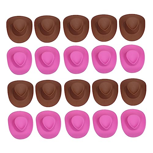 GARVALON 20St Mini-Cowboyhut kleine Hütchen zum Basteln Puppenstrohhüte kleine Hüte zum Basteln Sitz Minihüte für Flaschen für kinderspielzeug Kleiner Hut Bulk-Hüte Plastik GARVALON 20St Mini-Cowboyhut kleine Hütchen zum Basteln Puppenstrohhüte kleine Hüte zum Basteln Sitz Minihüte für Flaschen für kinderspielzeug Kleiner Hut Bulk-Hüte Plastik von GARVALON