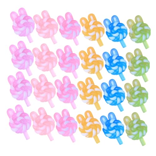 GARVALON 24 Stück Simulation Lollipop Anhänger Für Die Herstellung Von Armbändern, DIY Schmuckzubehör, Halskettenanhänger, Handyhüllen Anhänger, Handyhülle, Lollipop Anhänger, DIY GARVALON 24 Stück Simulation Lollipop Anhänger Für Die Herstellung Von Armbändern, DIY Schmuckzubehör, Halskettenanhänger, Handyhüllen Anhänger, Handyhülle, Lollipop Anhänger, DIY von GARVALON