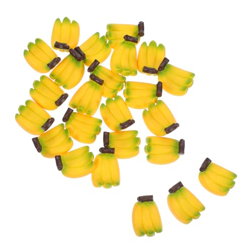 GARVALON 24 Stück Teiliges Mini Bananen Künstliche Früchte für Puppenhaus Dekoration Realistische Miniatur Bananen Vielseitige DIY Bastelaccessoires für Puppenhaus Gartenszenen GARVALON 24 Stück Teiliges Mini Bananen Künstliche Früchte für Puppenhaus Dekoration Realistische Miniatur Bananen Vielseitige DIY Bastelaccessoires für Puppenhaus Gartenszenen von GARVALON