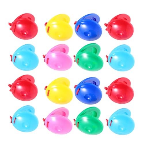 GARVALON Musikalisches Montessori-Spielzeug 24-teiliges Set Für Frühpädagogische Zwecke Bunte Kastagnetten Sicheres Spielzeug Für Kinder von GARVALON