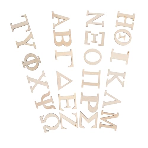 GARVALON 24Stücke Holzbuchstaben Griechisches Alphabet für Unbehandelt für Bastelprojekte Wanddekoration und Kreatives Lernen GARVALON 24Stücke Holzbuchstaben Griechisches Alphabet für Unbehandelt für Bastelprojekte Wanddekoration und Kreatives Lernen von GARVALON