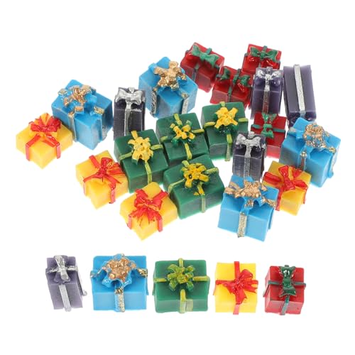 GARVALON 25-teilige Mini-Boxen-Ornamente Puppenhaus-geschenkboxen Aus Kunstharz Weihnachtsdeko-miniaturen Für Basteln Und Wohndekoration GARVALON 25-teilige Mini-Boxen-Ornamente Puppenhaus-geschenkboxen Aus Kunstharz Weihnachtsdeko-miniaturen Für Basteln Und Wohndekoration von GARVALON