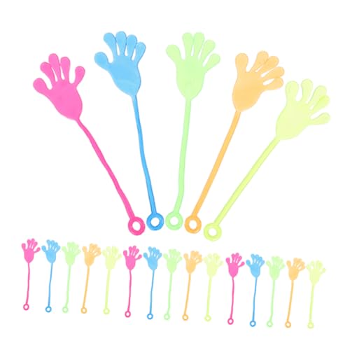 GARVALON 28 Stück Klebrige Handspielzeuge, Klebrige Hände, Elastische Spielzeuge, Fingerspielzeug, Entzückendes Dehnbares Spielzeug, Partygeschenke Für Kinder, Klebrige Spielzeuge, Farbige GARVALON 28 Stück Klebrige Handspielzeuge, Klebrige Hände, Elastische Spielzeuge, Fingerspielzeug, Entzückendes Dehnbares Spielzeug, Partygeschenke Für Kinder, Klebrige Spielzeuge, Farbige von GARVALON
