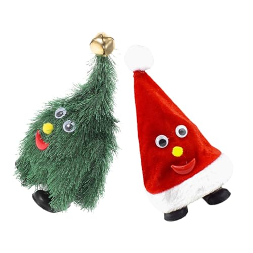 GARVALON Einzigartiger Animierter Weihnachtscharakter Der Wandelt Schwingt Weihnachtsmütze Spielzeug 2-TLG. Singendes Weihnachtsmützen-Set GARVALON Einzigartiger Animierter Weihnachtscharakter Der Wandelt Schwingt Weihnachtsmütze Spielzeug 2-TLG. Singendes Weihnachtsmützen-Set von GARVALON