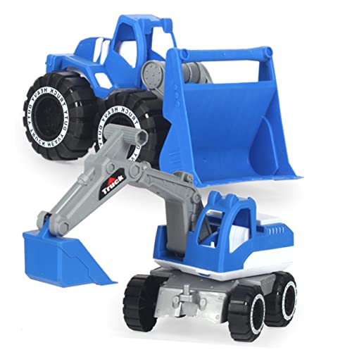 GARVALON 3 Stück Baufahrzeug Maschinenbau Auto Lkws Für Spielzeugwerkzeuge Strand Sandkasten Bagger-LKW Spielzeugfahrzeuge Simulationstechnische Fahrzeuge Blau GARVALON 3 Stück Baufahrzeug Maschinenbau Auto Lkws Für Spielzeugwerkzeuge Strand Sandkasten Bagger-LKW Spielzeugfahrzeuge Simulationstechnische Fahrzeuge Blau von GARVALON