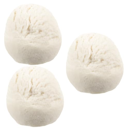 GARVALON 3 Stück Eiskugel Modell, Eiscreme, Gefälschte Eisdielen Dekoration, Gefälschte Dessert Spielzeuge, Weiche Schale, Eiscreme Kugel, Eisdielen Spielzeug, Dessert Ball, Gefälschte GARVALON 3 Stück Eiskugel Modell, Eiscreme, Gefälschte Eisdielen Dekoration, Gefälschte Dessert Spielzeuge, Weiche Schale, Eiscreme Kugel, Eisdielen Spielzeug, Dessert Ball, Gefälschte von GARVALON