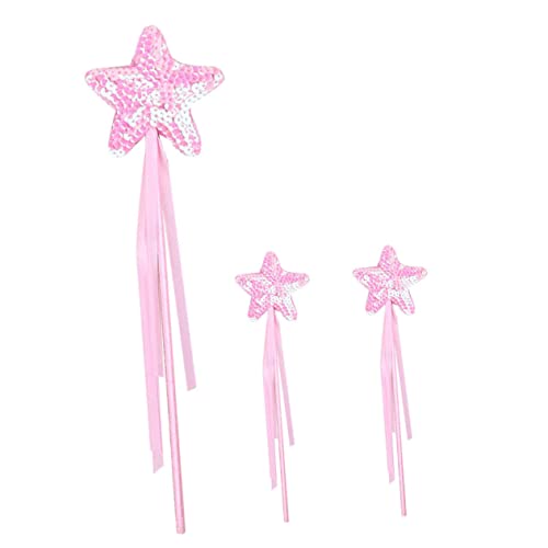 GARVALON Tragbare Fee Kits Set Von 3 Handheld Star Zauberstäbe Jungen Und Mädchen Party Cosplay Spielzeug von GARVALON