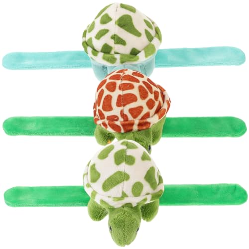 GARVALON 3 Stück Schildkröte Plüsch Slap Armband Kuscheltier Armband für Dekoration Mitgebsel für Kindergeburtstage Partys Halloween Weihnachten und Mehr GARVALON 3 Stück Schildkröte Plüsch Slap Armband Kuscheltier Armband für Dekoration Mitgebsel für Kindergeburtstage Partys Halloween Weihnachten und Mehr von GARVALON