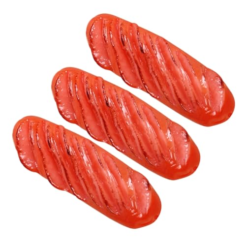 GARVALON Simulation Grillwurst Gefälschte Hotdog-Modelle Food-Fotografie-Requisite Mini-Bratwurst Für Küche Oder Party GARVALON Simulation Grillwurst Gefälschte Hotdog-Modelle Food-Fotografie-Requisite Mini-Bratwurst Für Küche Oder Party von GARVALON