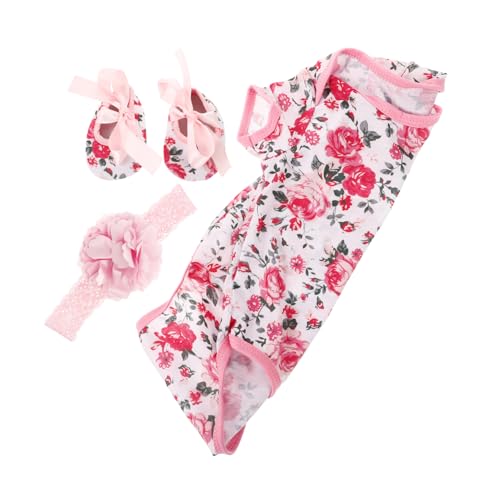 GARVALON 3 Teiliges Babykleidungsset, Dreiteiliges Set, Wiederverwendbare Windeln Für Babypuppen, Reborn Babypuppentuch, Realistische Babypuppenkleidung, Babypuppenwindeln, My Life Doll GARVALON 3 Teiliges Babykleidungsset, Dreiteiliges Set, Wiederverwendbare Windeln Für Babypuppen, Reborn Babypuppentuch, Realistische Babypuppenkleidung, Babypuppenwindeln, My Life Doll von GARVALON
