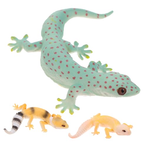 GARVALON 3 Teiliges Tiermodell, Realistische Gecko Reptilienfigur, Gecko Dekoration, Reptilienskulptur, Realistische Reptilienmodelle, Kleine Reptilienfiguren, Gecko Figur, Simulation, GARVALON 3 Teiliges Tiermodell, Realistische Gecko Reptilienfigur, Gecko Dekoration, Reptilienskulptur, Realistische Reptilienmodelle, Kleine Reptilienfiguren, Gecko Figur, Simulation, von GARVALON