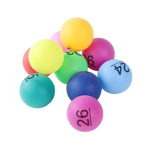 GARVALON 30 Stück Farb Zahlenbälle, Mini Bälle, Befüllbare Preisbälle, Plastikbälle, Requisiten, Plastikbälle, Kleine Farbige Bälle, Partyspielbälle, Interessante Spielbälle, GARVALON 30 Stück Farb Zahlenbälle, Mini Bälle, Befüllbare Preisbälle, Plastikbälle, Requisiten, Plastikbälle, Kleine Farbige Bälle, Partyspielbälle, Interessante Spielbälle, von GARVALON