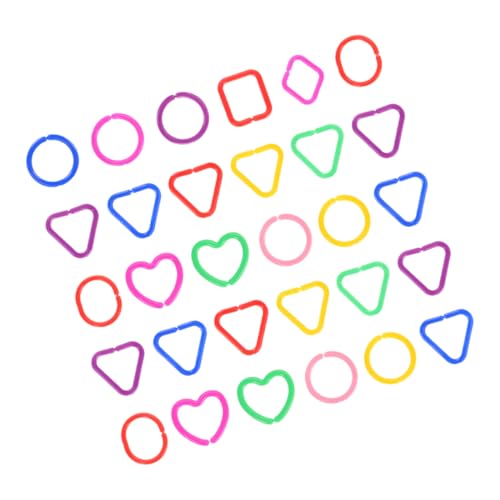 GARVALON 30 Stück Geometrische Verbindungsringe Für Babys Stimulieren Die Kognitive Entwicklung. Verbindungsringe Aus Kunststoff. Geometrische Ringe Verbessern Die Kognitive Entwicklung GARVALON 30 Stück Geometrische Verbindungsringe Für Babys Stimulieren Die Kognitive Entwicklung. Verbindungsringe Aus Kunststoff. Geometrische Ringe Verbessern Die Kognitive Entwicklung von GARVALON