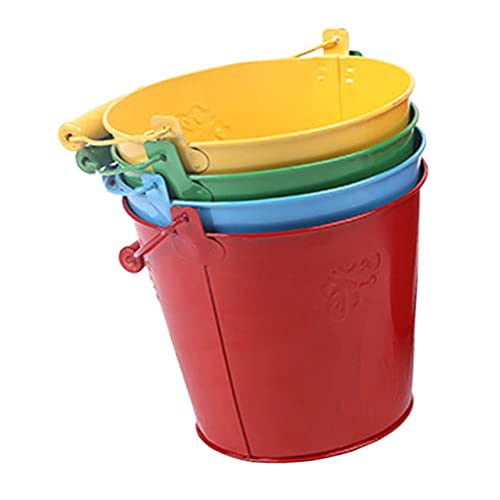 GARVALON 4 Stück Kreative Sandspielzeugeimer für Lustiges Strandspielzeug mit Bunten Farben Fördert Kreativität und Soziale Fähigkeiten für Outdoor Spiele und Zufällige Zufällige Farbe GARVALON 4 Stück Kreative Sandspielzeugeimer für Lustiges Strandspielzeug mit Bunten Farben Fördert Kreativität und Soziale Fähigkeiten für Outdoor Spiele und Zufällige Zufällige Farbe von GARVALON