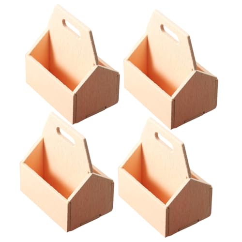 GARVALON 4 Stück Mini Aufbewahrungskörbe Mit Holzrahmen, Regal Aufbewahrungskörbe, Mini Zubehör, Miniatur Möbel, Mini Korb, Mini Aufbewahrungskorb, Aufbewahrungskorb Für Mini GARVALON 4 Stück Mini Aufbewahrungskörbe Mit Holzrahmen, Regal Aufbewahrungskörbe, Mini Zubehör, Miniatur Möbel, Mini Korb, Mini Aufbewahrungskorb, Aufbewahrungskorb Für Mini von GARVALON