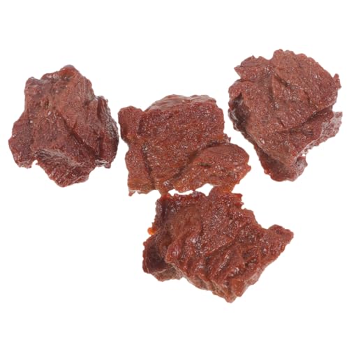 GARVALON 4 Stück Steak-Modell Gekochtes Fleisch-Modell Gefälschte Lebensmittel Realistisch Gefälschtes Steak-Spielzeug Gefälschte Fleischstütze Künstliches Gekochtes Fleisch Küchendekor PVC GARVALON 4 Stück Steak-Modell Gekochtes Fleisch-Modell Gefälschte Lebensmittel Realistisch Gefälschtes Steak-Spielzeug Gefälschte Fleischstütze Künstliches Gekochtes Fleisch Küchendekor PVC von GARVALON