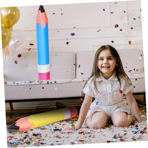 GARVALON 4 Stück Teiliges Aufblasbare Buntstift Deko aus Bunte Riesenparty Requisiten für Klassenzimmer Schulanfang und Kindergeburtstag Lebendige und Große Luftballon GARVALON 4 Stück Teiliges Aufblasbare Buntstift Deko aus Bunte Riesenparty Requisiten für Klassenzimmer Schulanfang und Kindergeburtstag Lebendige und Große Luftballon von GARVALON