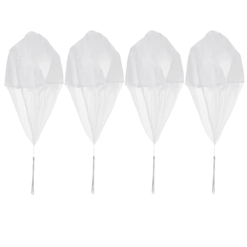 GARVALON 4 Stück Teiliges Fallschirmspielzeug für Handwerfer für Outdoor Aktivitäten für Jungen und Mädchen Langlebig und Praktisch Spaß für Unterwegs GARVALON 4 Stück Teiliges Fallschirmspielzeug für Handwerfer für Outdoor Aktivitäten für Jungen und Mädchen Langlebig und Praktisch Spaß für Unterwegs von GARVALON