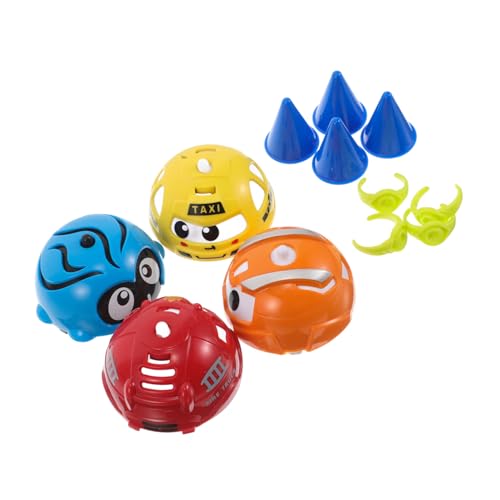GARVALON 4 Stück Teiliges Gyro Lustige Drehbare Kreatives Outdoor für Mädchen Leichtes Material Fördert Hand Auge Koordination und Spielerische Entwicklung von GARVALON