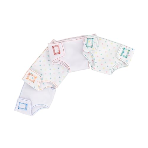 GARVALON 4Stücke Teiliges Puppenwindeln für Puppen Lustiges Ankleiden Zubehör mit Verstellbarem Klebeband Langlebig und Waschbar GARVALON 4Stücke Teiliges Puppenwindeln für Puppen Lustiges Ankleiden Zubehör mit Verstellbarem Klebeband Langlebig und Waschbar von GARVALON