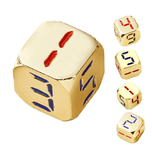 GARVALON 5 Stück Goldene Zahlenwürfel, Lernwürfel, Zahlenwürfel, Große Würfel, Brettspiel Werkzeug, Würfelspiel, Spielzeug, Spiel Requisitenwürfel Für Spiele, Kleine Würfel, Würfelspiel, GARVALON 5 Stück Goldene Zahlenwürfel, Lernwürfel, Zahlenwürfel, Große Würfel, Brettspiel Werkzeug, Würfelspiel, Spielzeug, Spiel Requisitenwürfel Für Spiele, Kleine Würfel, Würfelspiel, von GARVALON