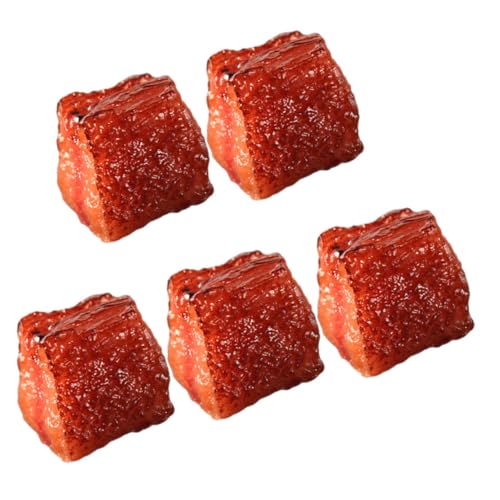 GARVALON 5 Stück Rindfleischpellet Modell, Gefälschtes Fleisch, Lebensmittel Display Requisiten, Gefälschtes Lebensmittelmodell, Künstliche Fleischmodelle, Lebensmittel Styling Requisiten, GARVALON 5 Stück Rindfleischpellet Modell, Gefälschtes Fleisch, Lebensmittel Display Requisiten, Gefälschtes Lebensmittelmodell, Künstliche Fleischmodelle, Lebensmittel Styling Requisiten, von GARVALON
