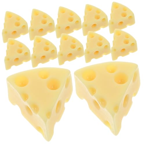 GARVALON 50 Stück Miniatur Käse Modelle Künstliches Lebensmittel Dekoration für Küche Fotografie und Bastelprojekte Realistische Simulation aus Resin Perfektes für Käseliebhaber und Modell GARVALON 50 Stück Miniatur Käse Modelle Künstliches Lebensmittel Dekoration für Küche Fotografie und Bastelprojekte Realistische Simulation aus Resin Perfektes für Käseliebhaber und Modell von GARVALON