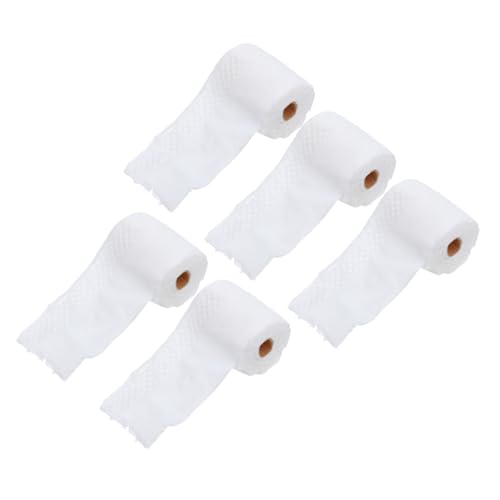 GARVALON 5Stücke Miniatur Toilettenpapierrollen für Puppenhaus Hochwertiges Badezimmer Accessoire für Miniatur Dekoration und Kreative Spielwelten GARVALON 5Stücke Miniatur Toilettenpapierrollen für Puppenhaus Hochwertiges Badezimmer Accessoire für Miniatur Dekoration und Kreative Spielwelten von GARVALON