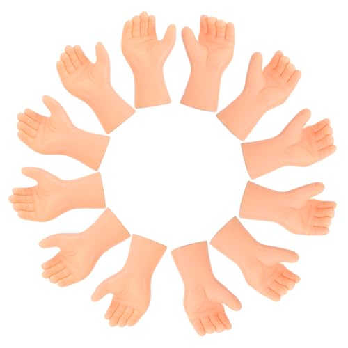 GARVALON 6 Paare Realistische Puppenhände DIY Puppen Zubehör Flexible Handteile aus Kunststoff für Puppenherstellung Kreative Bastelkomponenten für Charaktere und Reparaturen GARVALON 6 Paare Realistische Puppenhände DIY Puppen Zubehör Flexible Handteile aus Kunststoff für Puppenherstellung Kreative Bastelkomponenten für Charaktere und Reparaturen von GARVALON