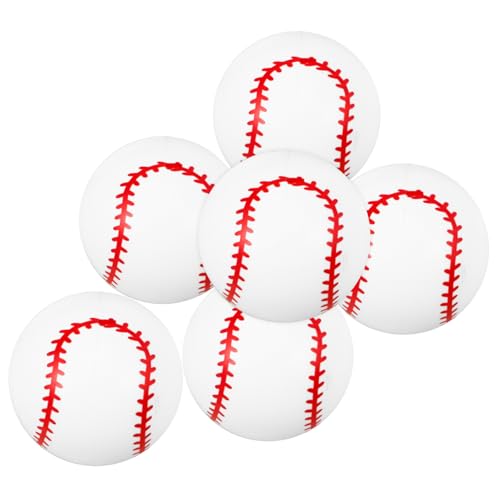 GARVALON 6 Stück Aufblasbare Baseball Spielzeuge, Baseball, Aufblasbare Baseball Dekorationen, Ball Für Kinder, Baseball Partygeschenk, Kinderbälle, Baseball Für Teams, Aufblasbarer GARVALON 6 Stück Aufblasbare Baseball Spielzeuge, Baseball, Aufblasbare Baseball Dekorationen, Ball Für Kinder, Baseball Partygeschenk, Kinderbälle, Baseball Für Teams, Aufblasbarer von GARVALON
