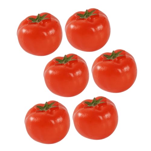 GARVALON 6 Teiliges Kirschtomaten Modell, Realistische Kirschtomaten, Kunstfrucht, Realistische Künstliche Kirschtomaten, Heim Gefälschte Frucht Requisite, Kunstkirschtomaten Ornament, GARVALON 6 Teiliges Kirschtomaten Modell, Realistische Kirschtomaten, Kunstfrucht, Realistische Künstliche Kirschtomaten, Heim Gefälschte Frucht Requisite, Kunstkirschtomaten Ornament, von GARVALON