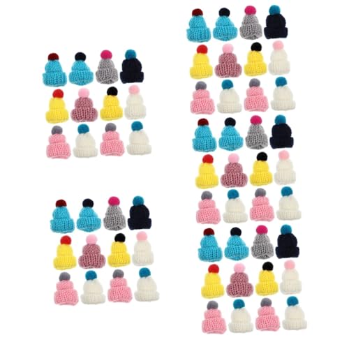 GARVALON 60 Stück Mini Hüte, Austauschbare Kleine Hüte, Wollgarn, Kleine Hüte, Wollgarn, Miniatur Hüte, Bastelhüte, Kawaii Kleinhüte, Miniatur Hüte, Puppenzubehör, Dekorative Puppenhüte GARVALON 60 Stück Mini Hüte, Austauschbare Kleine Hüte, Wollgarn, Kleine Hüte, Wollgarn, Miniatur Hüte, Bastelhüte, Kawaii Kleinhüte, Miniatur Hüte, Puppenzubehör, Dekorative Puppenhüte von GARVALON