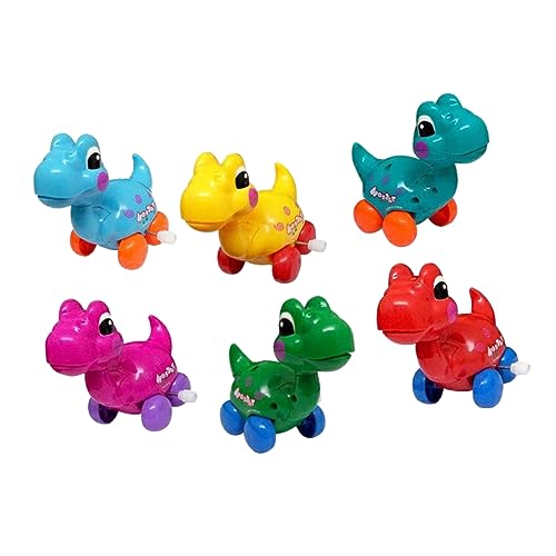 GARVALON Dinosaurier-spielzeugset Aus Kunststoff Zum Aufziehen Für Cartoon-Figur Mit Beweglichem Sicheres Spaßspielzeug Paket Zufällige Farbe GARVALON Dinosaurier-spielzeugset Aus Kunststoff Zum Aufziehen Für Cartoon-Figur Mit Beweglichem Sicheres Spaßspielzeug Paket Zufällige Farbe von GARVALON