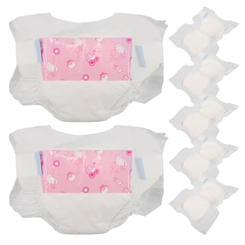 GARVALON Realistisches Puppenwindel-7-teiliges Set für American Doll Pretend Play GARVALON Realistisches Puppenwindel-7-teiliges Set für American Doll Pretend Play von GARVALON