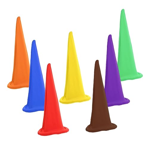 GARVALON 7 Teiliges Zwergenkostüm, Requisite, Halloween Hüte, Zwergenkostüm Für Damen, Gnomenhut, Zwergenkopfschmuck, Zwergenkappe, Halloween Cosplay Requisiten, Zwergenhüte, von GARVALON
