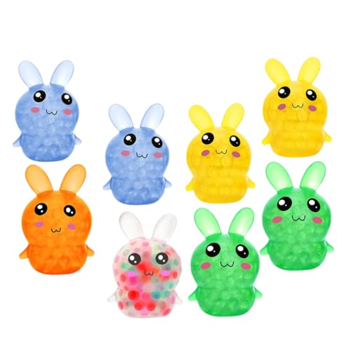 GARVALON 8 Stück Kaninchen Knetspielzeug, Entzückendes Quetschspielzeug, Stressspielzeug Für Den Haushalt, Kaninchen Quetschspielzeug, Kaninchen Druckspielzeug, Stressspielzeug, Bedarf Für GARVALON 8 Stück Kaninchen Knetspielzeug, Entzückendes Quetschspielzeug, Stressspielzeug Für Den Haushalt, Kaninchen Quetschspielzeug, Kaninchen Druckspielzeug, Stressspielzeug, Bedarf Für von GARVALON