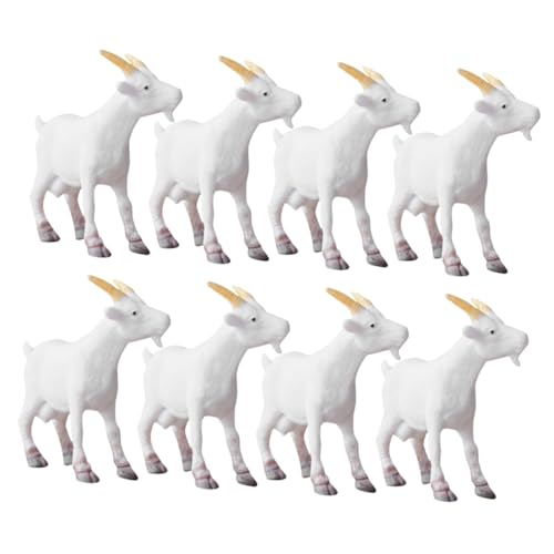 GARVALON 8 Stück Simulierte Ziegenmodelle, Ziegenfiguren, Heimdekoration, Tierziegendekore, Kleine Ziegenform, Verzierungen, Simulierte Ziegen, Tierprobenmodell, Ziegenmodellierung, GARVALON 8 Stück Simulierte Ziegenmodelle, Ziegenfiguren, Heimdekoration, Tierziegendekore, Kleine Ziegenform, Verzierungen, Simulierte Ziegen, Tierprobenmodell, Ziegenmodellierung, von GARVALON