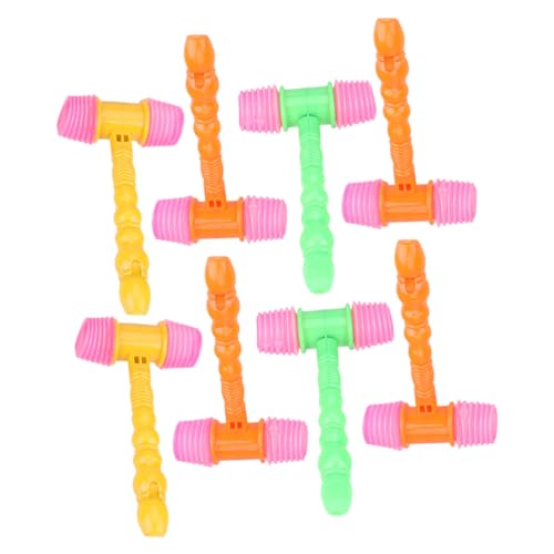 GARVALON 8 Stück Teiliges Hammer Spielzeugset Quietschender Kunststoffhammer für Sicheres Langlebiges für Partys Zuhause und Mehr für Kreative Aktivitäten Zufällige Farbe GARVALON 8 Stück Teiliges Hammer Spielzeugset Quietschender Kunststoffhammer für Sicheres Langlebiges für Partys Zuhause und Mehr für Kreative Aktivitäten Zufällige Farbe von GARVALON