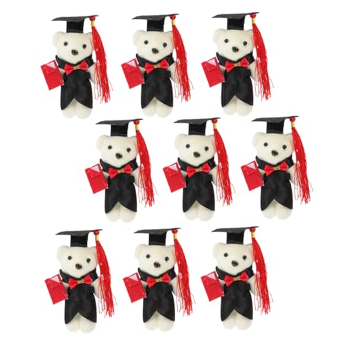 GARVALON 9 Stück Puppenstrauß Material Party Dekorativer Plüschbär Stoffbär Niedlicher Plüsch Abschlussbär Party Zubehör Gefüllter Plüsch Abschlussbär Abschlussgeschenk Abschlussbären GARVALON 9 Stück Puppenstrauß Material Party Dekorativer Plüschbär Stoffbär Niedlicher Plüsch Abschlussbär Party Zubehör Gefüllter Plüsch Abschlussbär Abschlussgeschenk Abschlussbären von GARVALON