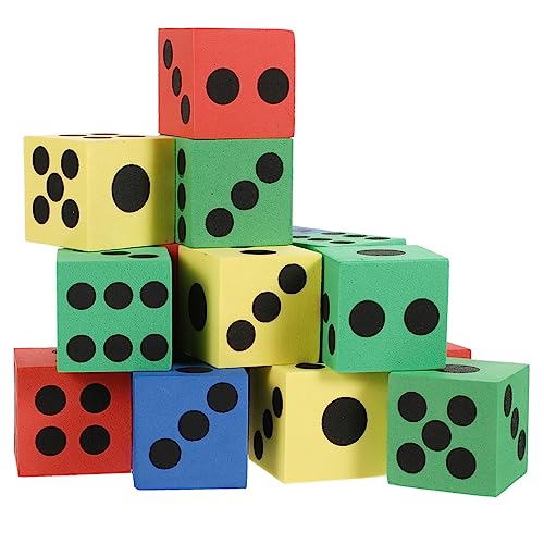 GARVALON Quadratische Blöcke Spielwürfel 20 Stück Lernspielzeug Für Jungen Und Mädchen Spielzeug Für Jungen Und Mädchen Weiche Eva Zeitnutzung Zufällig von GARVALON