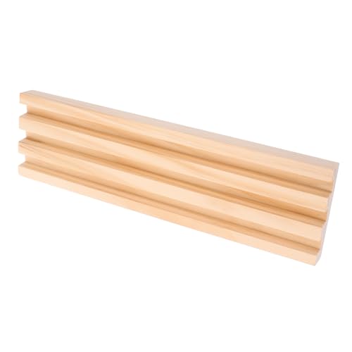 GARVALON Domino Aufbewahrungsregal, Domino Ständer, Präsentationshalter, Holzständer, DIY Zubehör, Domino Zubehör, Multifunktions Domino Tabletts, Desktop Domino Halter, Multifunktions von GARVALON