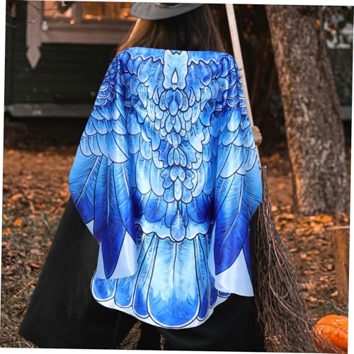 GARVALON Eagle Kostüm Umhang mit Schulterriemen für Erwachsene Auffälliger Adlerflügel Cape für Halloween Cosplay Party Leicht zu Tragen und Bewegungsfreundlich Himmelblau GARVALON Eagle Kostüm Umhang mit Schulterriemen für Erwachsene Auffälliger Adlerflügel Cape für Halloween Cosplay Party Leicht zu Tragen und Bewegungsfreundlich Himmelblau von GARVALON