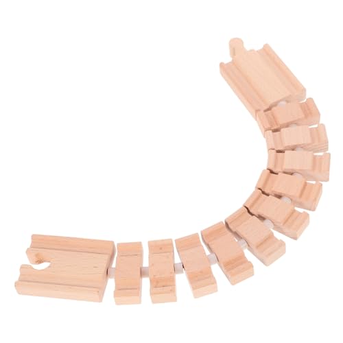 GARVALON Eisenbahnschienen Aus Holz, Eisenbahnschienenblöcke, Kinderzubehör, Holzspielzeug, Kinder Holzeisenbahnschienenspielzeug, Holzspielzeug, Kinder Eisenbahnschienenspielzeug, GARVALON Eisenbahnschienen Aus Holz, Eisenbahnschienenblöcke, Kinderzubehör, Holzspielzeug, Kinder Holzeisenbahnschienenspielzeug, Holzspielzeug, Kinder Eisenbahnschienenspielzeug, von GARVALON