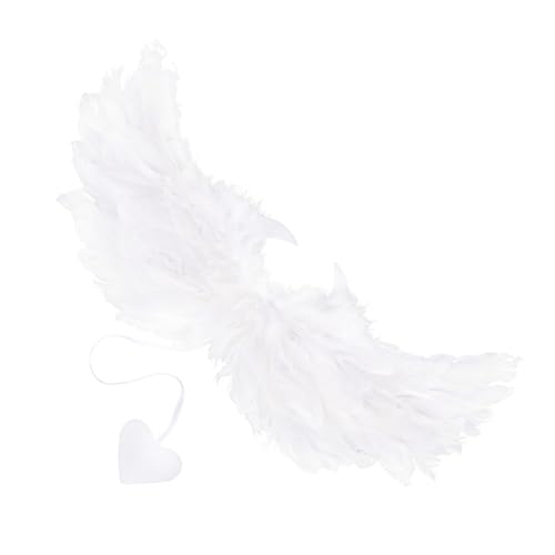 GARVALON Federflügel Engel Für Halloween Und Weihnachten Cosplay Party Accessoire Kostü Prop Für Und Erwachsene Perfekt Für Karneval Und Fasching von GARVALON