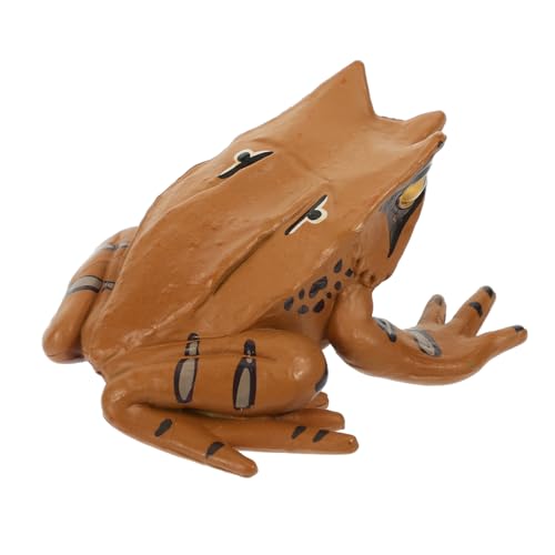 GARVALON Detaillierte Kunststoff Froschfigur Dekoration Realistische Frösche Spielzeug Figuren Für Kinder Garten Heim Deko Ornament von GARVALON