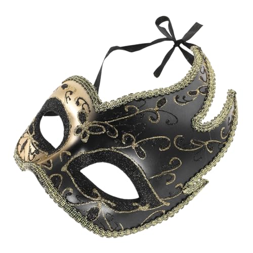 GARVALON Halbmaske Im Antiken Stil für Maskerade Karnevalsmaske Im Vintage-stil Bequemes Kunststoffmaterial GARVALON Halbmaske Im Antiken Stil für Maskerade Karnevalsmaske Im Vintage-stil Bequemes Kunststoffmaterial von GARVALON