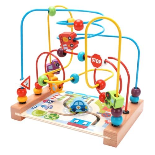 GARVALON Bead Ocean Traffic Holzspielzeug Für Kleinkinder Glatte Perlen Und Sichere Farbe von GARVALON