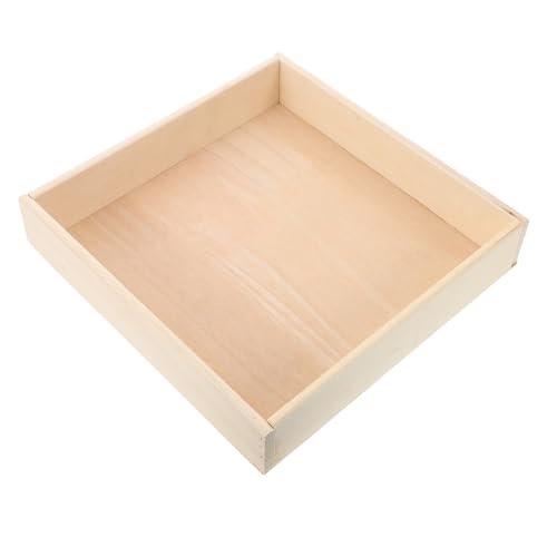 GARVALON Holzspielzeug für Drinnen Draußen Kompakte Sandtray für Aktivitäten Sicherer Spielspaß für Schreibtischnutzung Unterhaltung von GARVALON